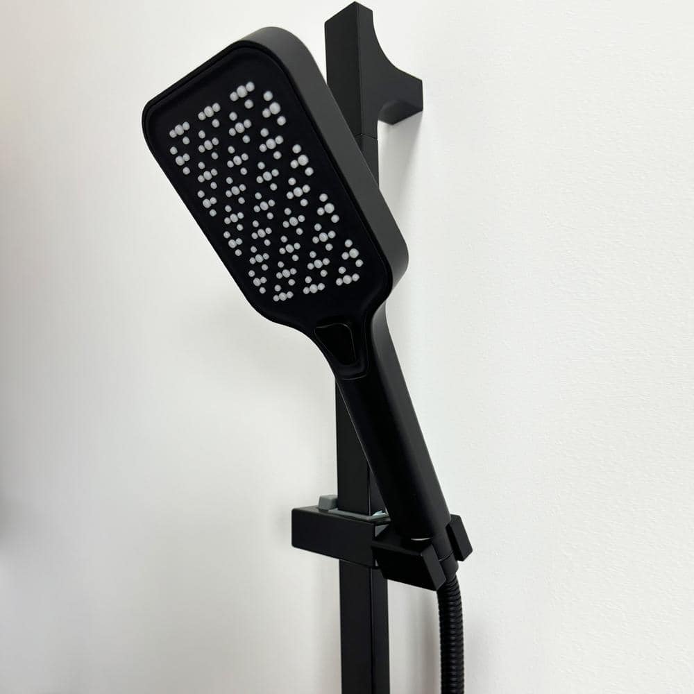  Wall-Mount Handshower Holder In Matte Black