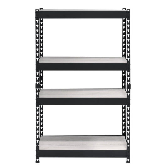  17.50 In. W X 32.50 In. D X 48.50 In. H Multi-Colored Wood Freestanding Linen Cabinet W/4-Shelves In Natural/Black