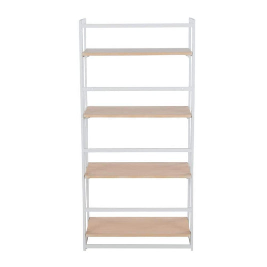  23.75 In. W X 12 In. D X 49.25 In. H Yellow Freestanding Linen Cabinet W/4-Shelves In Natural