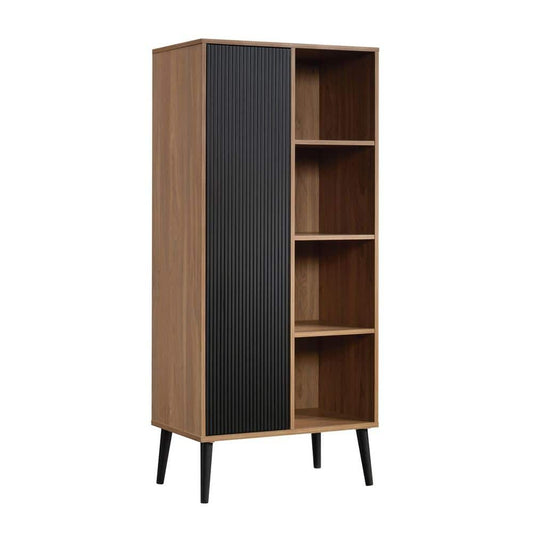  Freestanding Storage Cabinet, Natural Walnut Finish