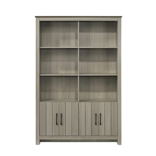  47 In. W X 12.50 In. D X 70.50 In. H Oak Wood Freestanding Linen Cabinet With Doors And 8-Shelves In Oak