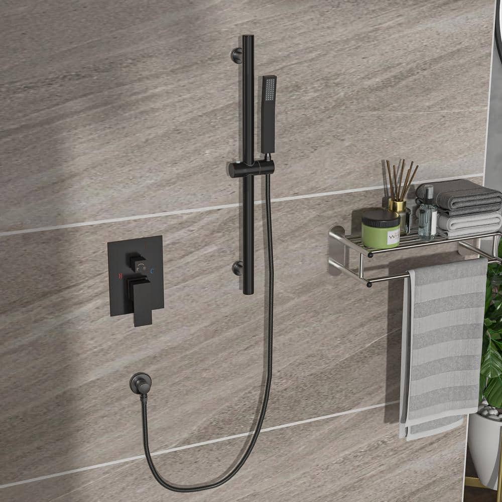  1-Spray Patterns With 1.8 GPM 10 In. Wall Mount Rain Fixed Shower Head In Oil-Rubbed Bronze