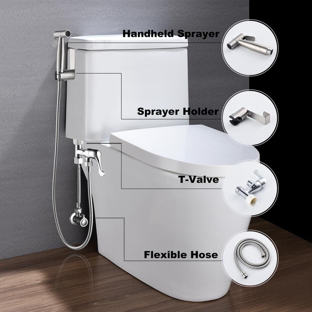  Single Bidet Faucet With Handle In Silver
