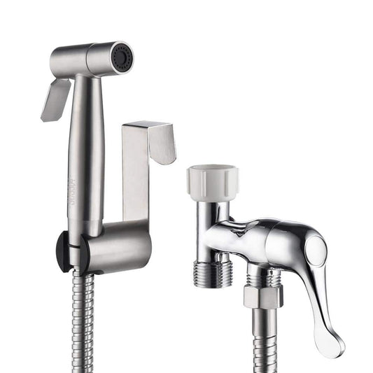  Single Bidet Faucet With Handle In Silver