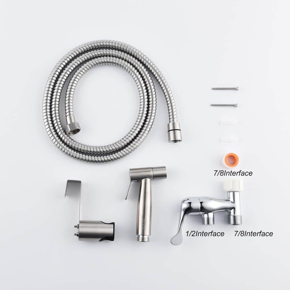  Single Bidet Faucet With Handle In Silver
