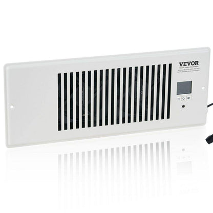  4 Ft.x12ft. Register Booster Fan: Quiet, Remote/Thermostat-Controlled, Adjustable Speed In White