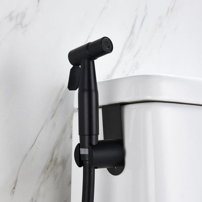  Bidet Sprayer For Toilet Bidet Attachment Handheld Cloth Diaper Sprayer In Black