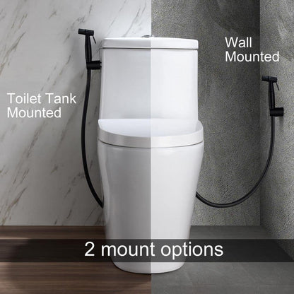  Bidet Sprayer For Toilet Bidet Attachment Handheld Cloth Diaper Sprayer In Black
