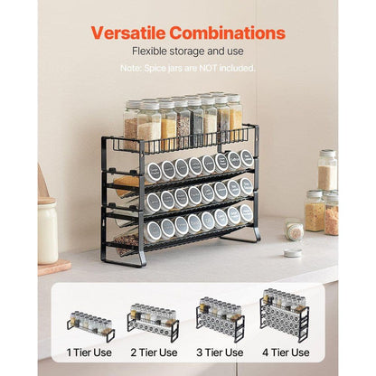  Spice Rack Organizer For Cabinet Kitchen Countertop Seasoning Organizer 18 X 11 In.