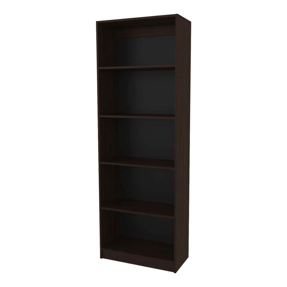  11.80 In. W X 24.70 In. D X 71 In. H Brown Wood Freestanding Linen Cabinet W/5-Shelves In Walnut