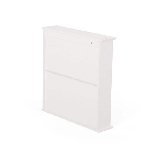  5.25 In. W X 22.25 In. D X 23.00 In. H Bathroom Storage Wall Cabinet In White