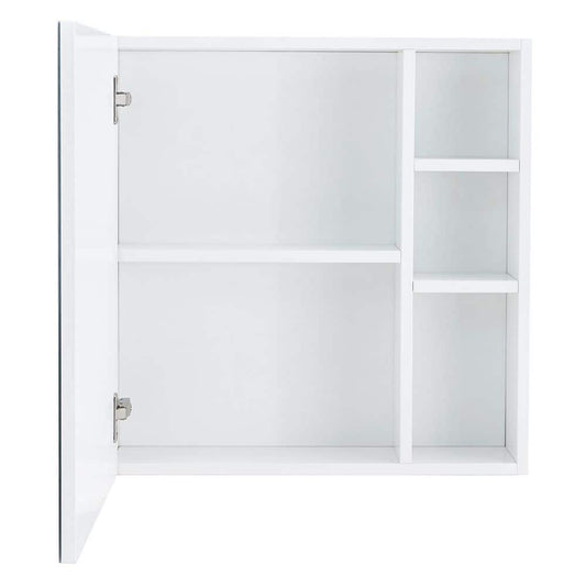  5.00 In. W X 21.70 In. D X 22.00 In. H Bathroom Storage Wall Cabinet A Separate Wall Mounted Bathroom Mirror In White