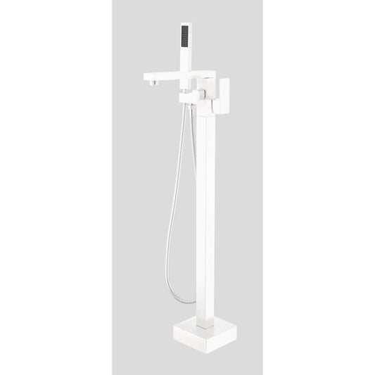  Single-Handle Claw Foot Freestanding Tub Faucet In. White