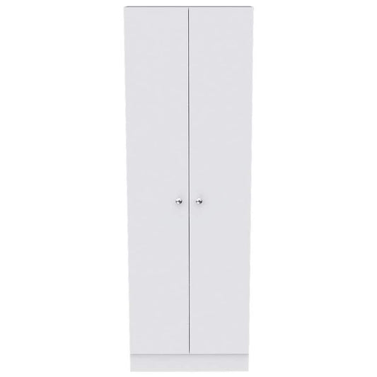  23.60 In. W X 11.80 In. D X 11.80 In. H White Particle Board Freestanding Linen Cabinet With Five Shelves In White