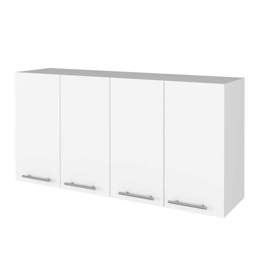  Kitchen Cabinet Durham, Four Doors, White Finish