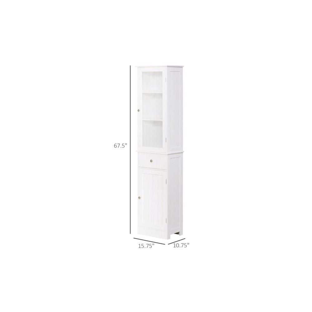  Bathroom Storage Cabinet In White