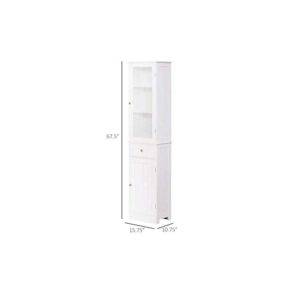  Bathroom Storage Cabinet In White