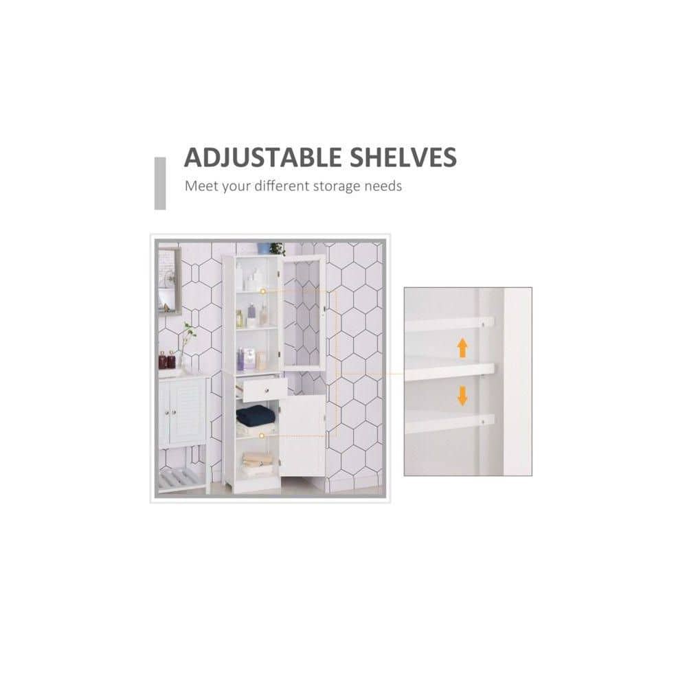  Bathroom Storage Cabinet In White