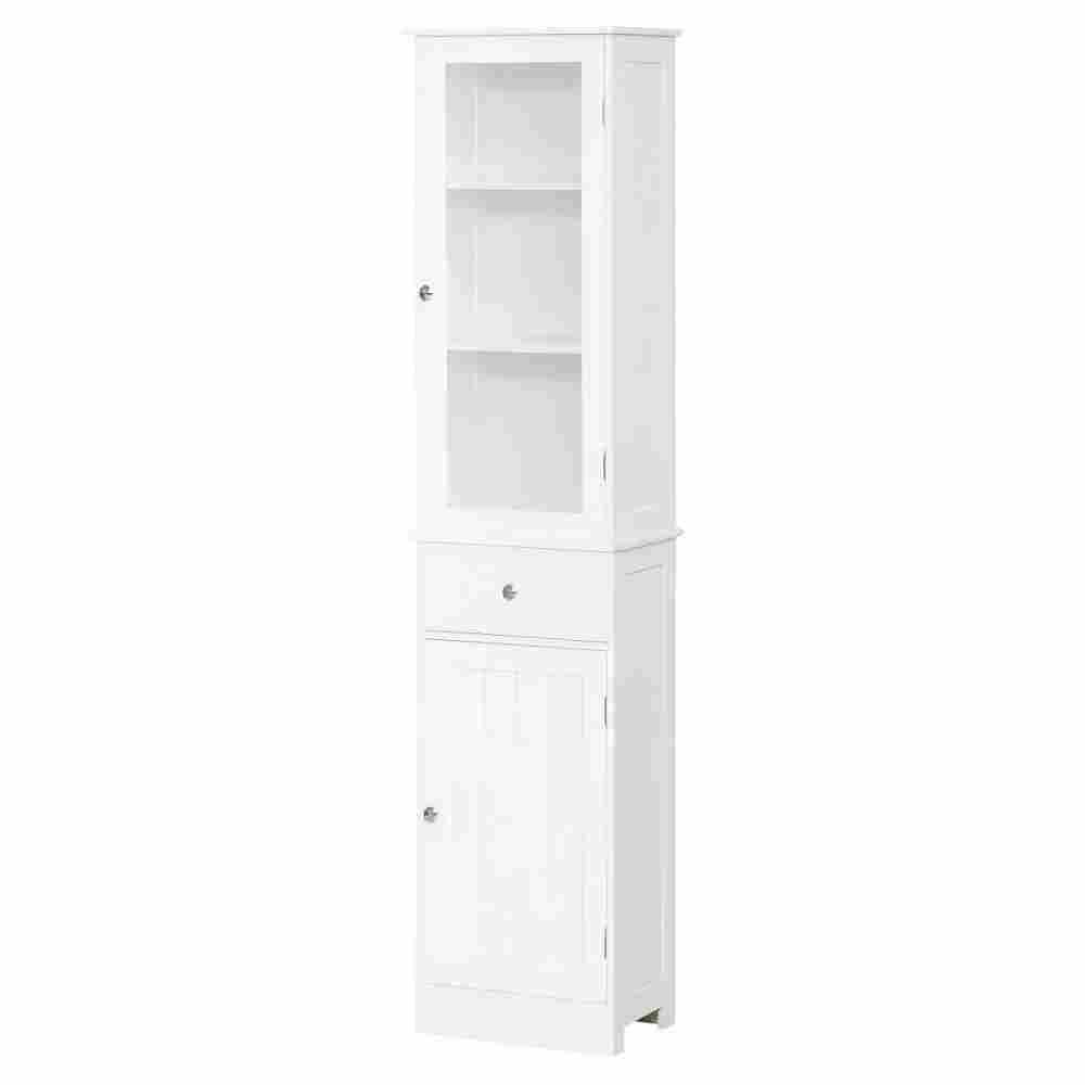  Bathroom Storage Cabinet In White