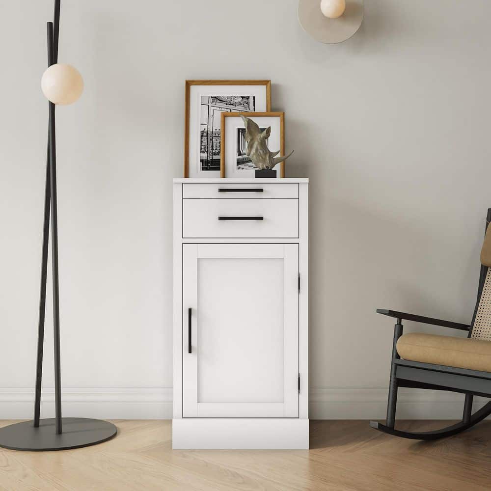  White Color Modular Wine Bar Cabinet Buffet Cabinet