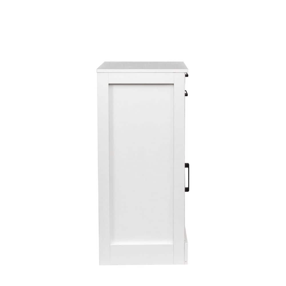  White Color Modular Wine Bar Cabinet Buffet Cabinet
