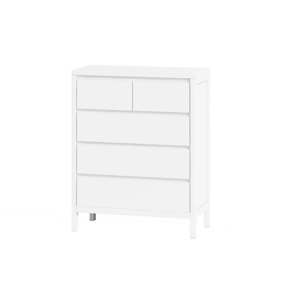  Farmhouse Storage Cabinet – Double Doors And Adjustable Shelves InWhite